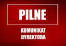 Komunikat Dyrektora II Liceum Ogólnokształcącego